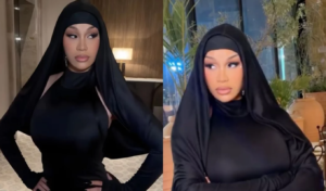 সৌদি আরবে গান গাইতে গিয়ে হিজাব পরলেন কার্দি বি