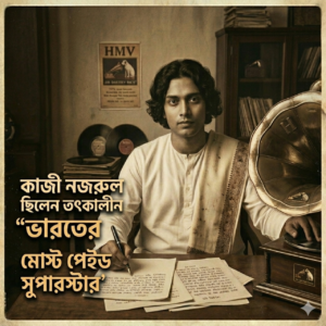 কাজী নজরুল ছিলেন তৎকালীন ভারতের মোস্ট পেইড সুপারস্টার