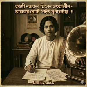 কাজী নজরুল ছিলেন তৎকালীন ভারতের মোস্ট পেইড সুপারস্টার 4
