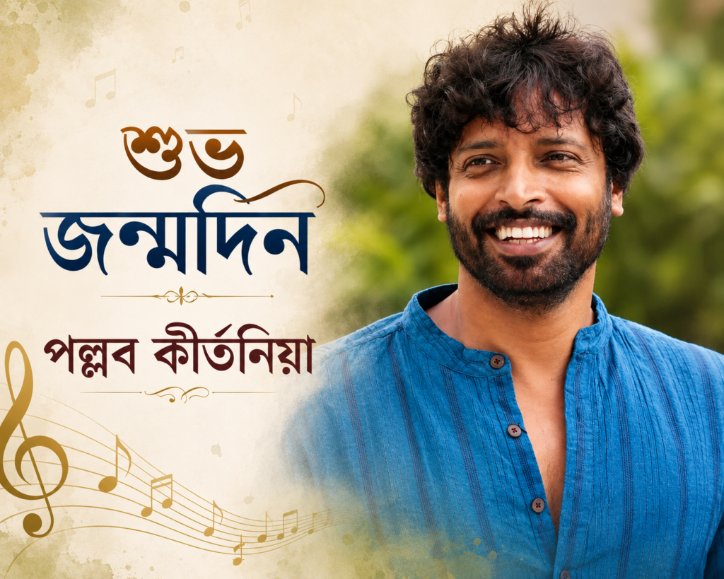 আজ পল্লব কীর্তনিয়া ৬২ তম জন্মদিন : সঙ্গীত গুরুকুলের পক্ষ থেকে জন্মদিনের শ্রদ্ধাঞ্জলি